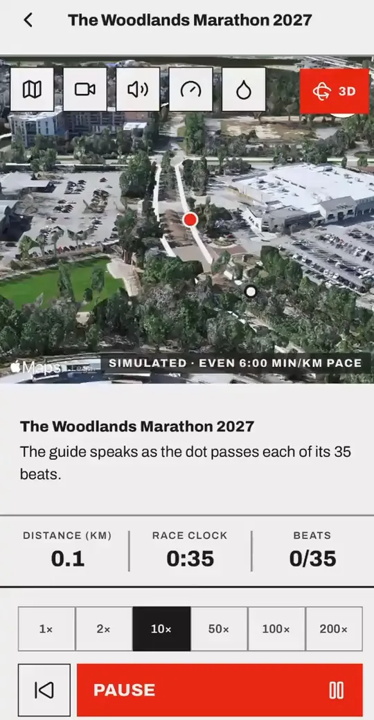 Still frame: A short film showing Choose The Run in use
